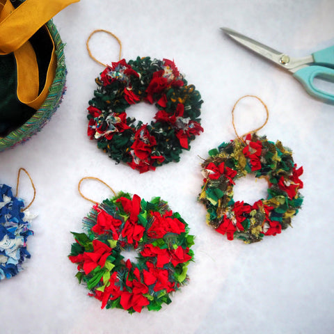 Mini Rag Wreaths & Mince Pies – A Festive Evening Class