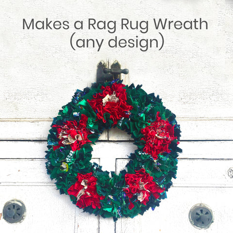 Ragged Life Christmas Rag Rug Wreath Kit