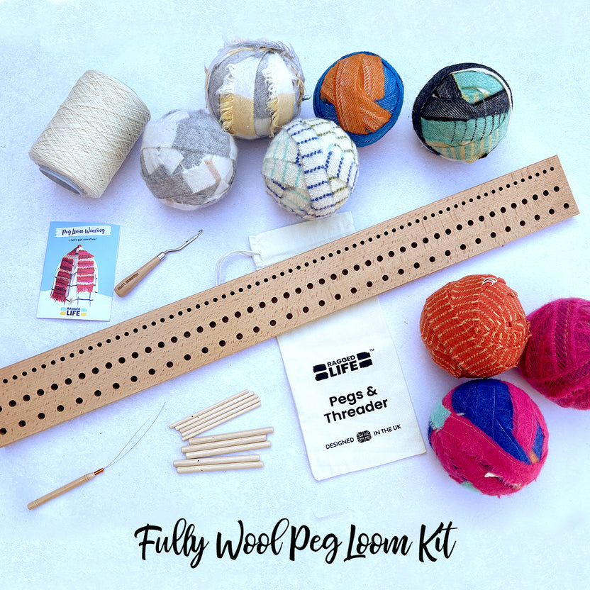 Peg Rug Peg Loom Weaving