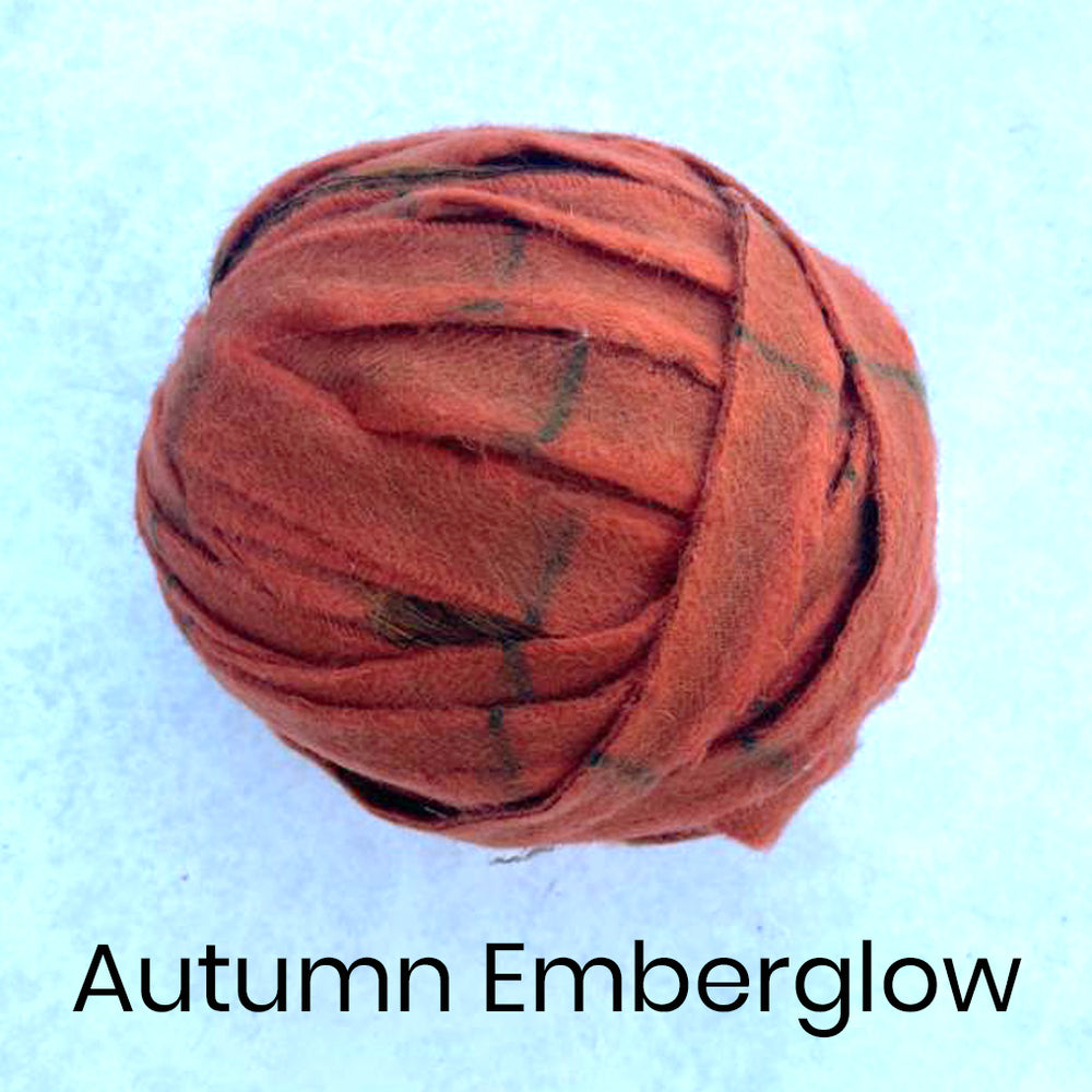 100% Wool Blanket Yarn - Reds, Oranges & Yellows