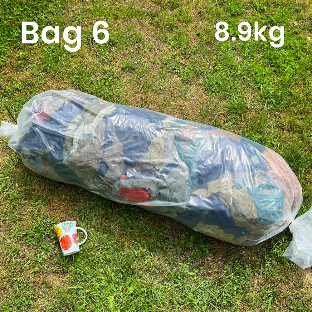 STOCK CLEARANCE - 10-22kg Bulk Wool Blanket Selvedge Yarn Bags