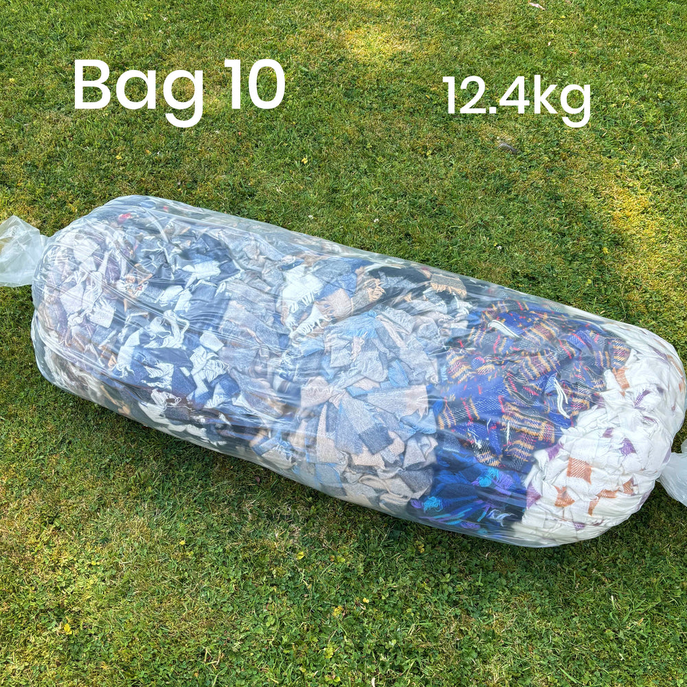 STOCK CLEARANCE - 10-15kg Bulk Wool Blanket Selvedge Yarn Bags