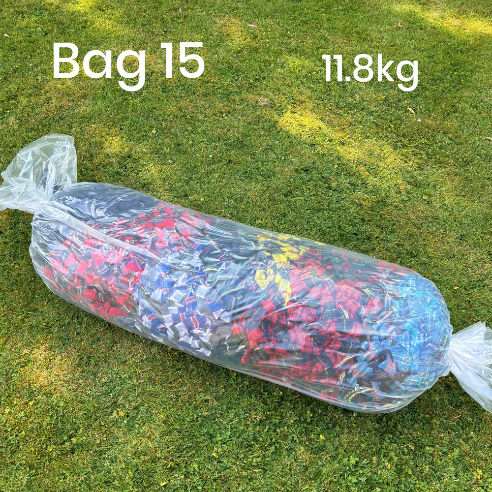 STOCK CLEARANCE - 10-15kg Bulk Wool Blanket Selvedge Yarn Bags
