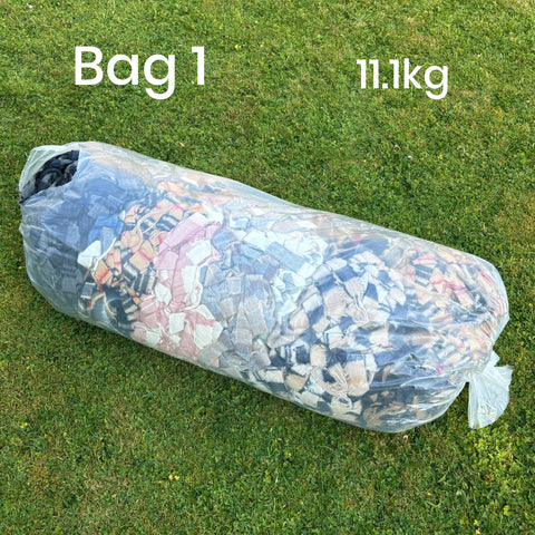 STOCK CLEARANCE - 10-15kg Bulk Wool Blanket Selvedge Yarn Bags