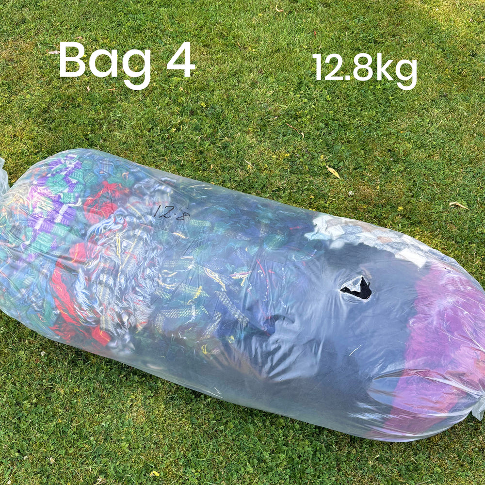 STOCK CLEARANCE - 10-15kg Bulk Wool Blanket Selvedge Yarn Bags