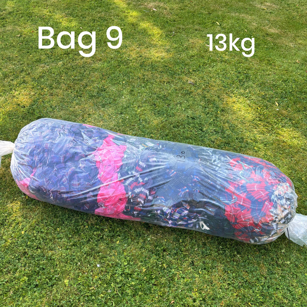 STOCK CLEARANCE - 10-15kg Bulk Wool Blanket Selvedge Yarn Bags