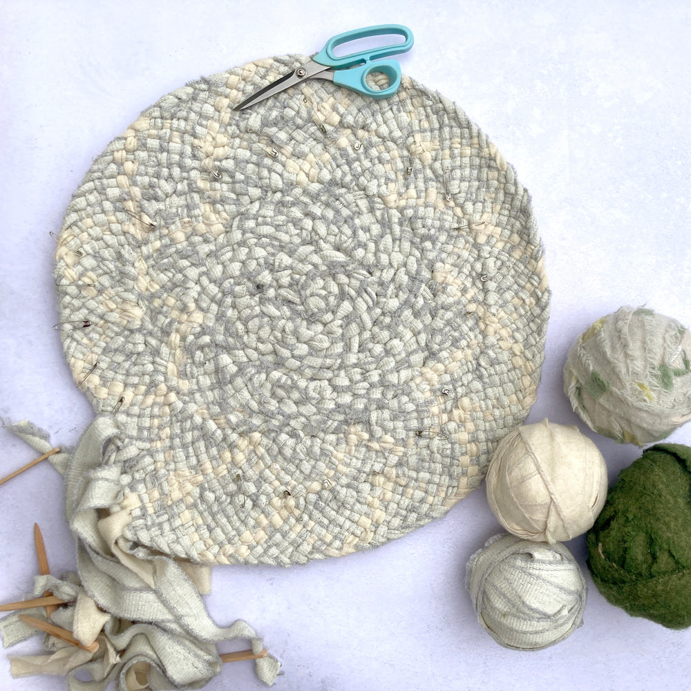 Braided Rag Rugs Kit Braid-In Rag Rug Workshops - Turn Old Clothes into Treasures