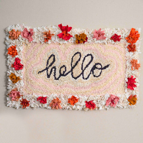 Small Hemmed Doormat Hessian - 75 x 50cm