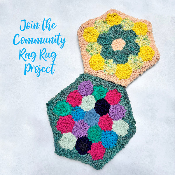 Small Rag Rug Project Book Rag Rug Hive Project Pack | Join the Community Rag Rug | Ragged Life