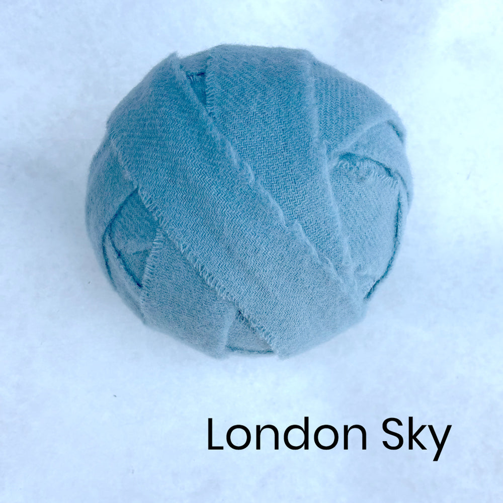 100% Wool Blanket Yarn - Blues