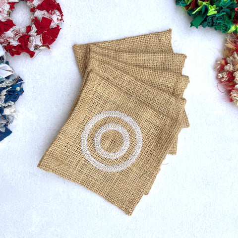 Mini Rag Rug Wreath Pack - Makes 5