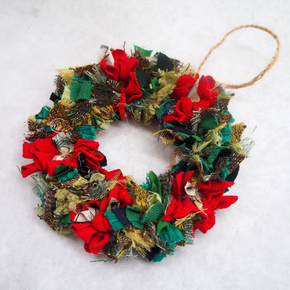 Mini Rag Wreaths & Mince Pies – A Festive Evening Class