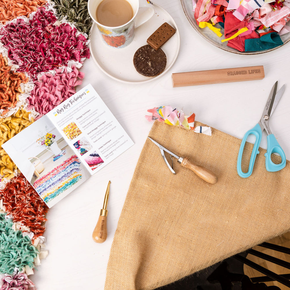 How To Do Rag Rugging Rug Hooking for Beginners | Tools, Techniques & FAQs – Ragged Life