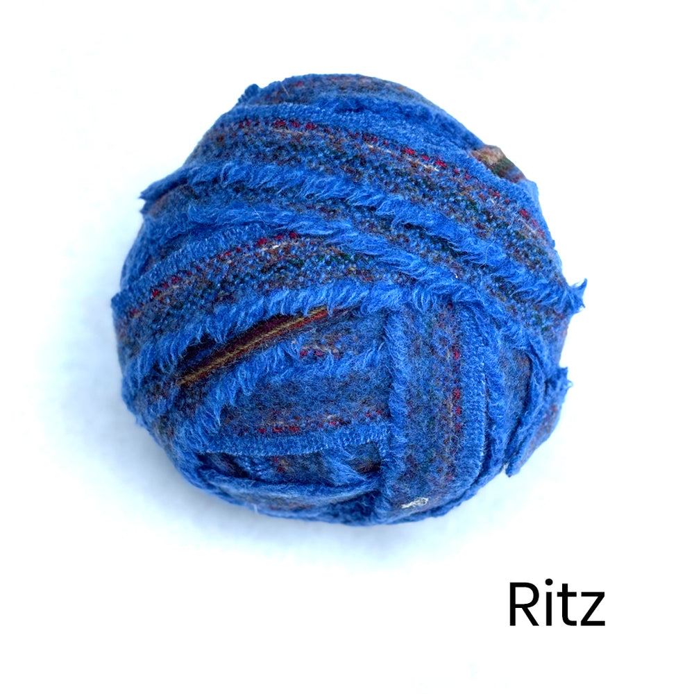 100% Wool Blanket Yarn - Blues