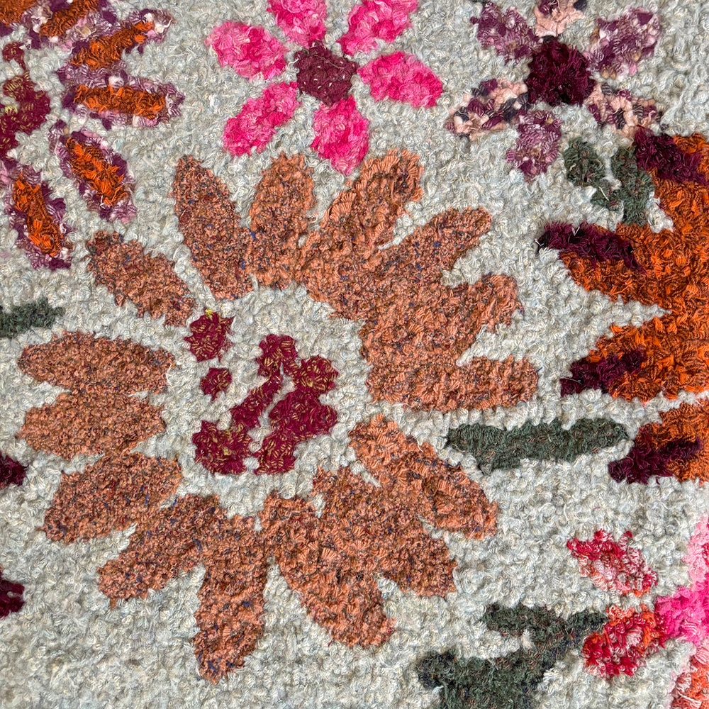 Backing For Rag Rug Wildflower Meadow Pre-Printed Rug Hessian | Rag Rug Backing