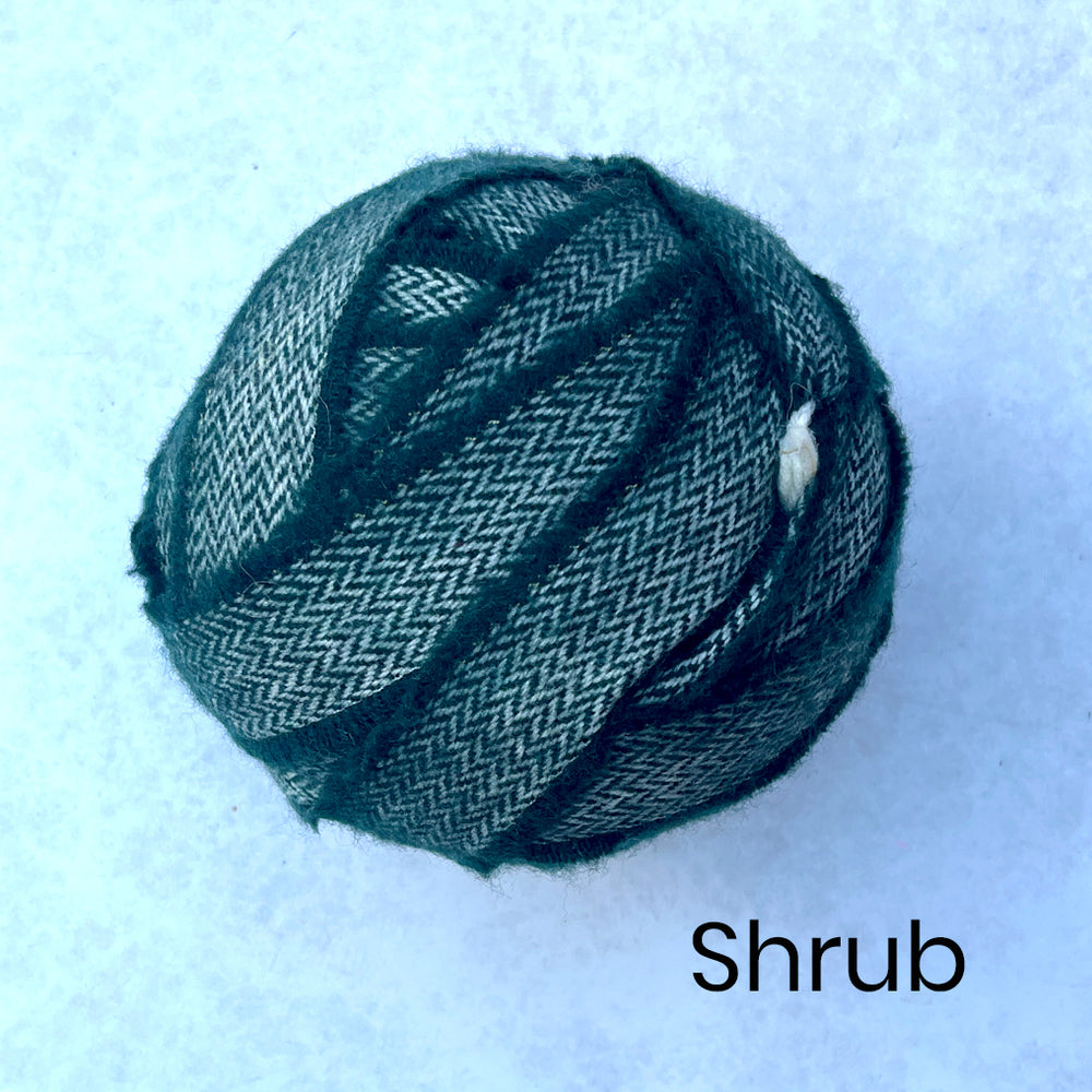 100% Wool Blanket Yarn - Greens