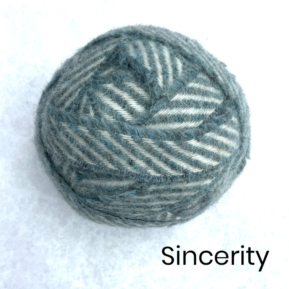 100% Wool Blanket Yarn - Blues