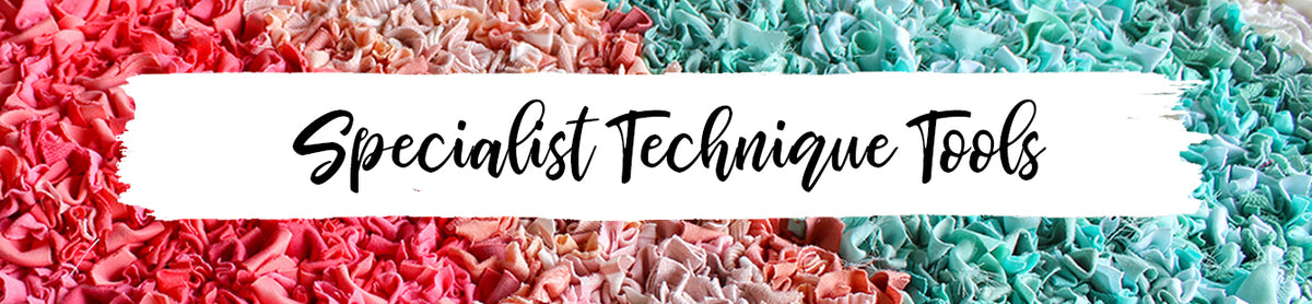 Specialist Rag Rug Technique Tools Banner