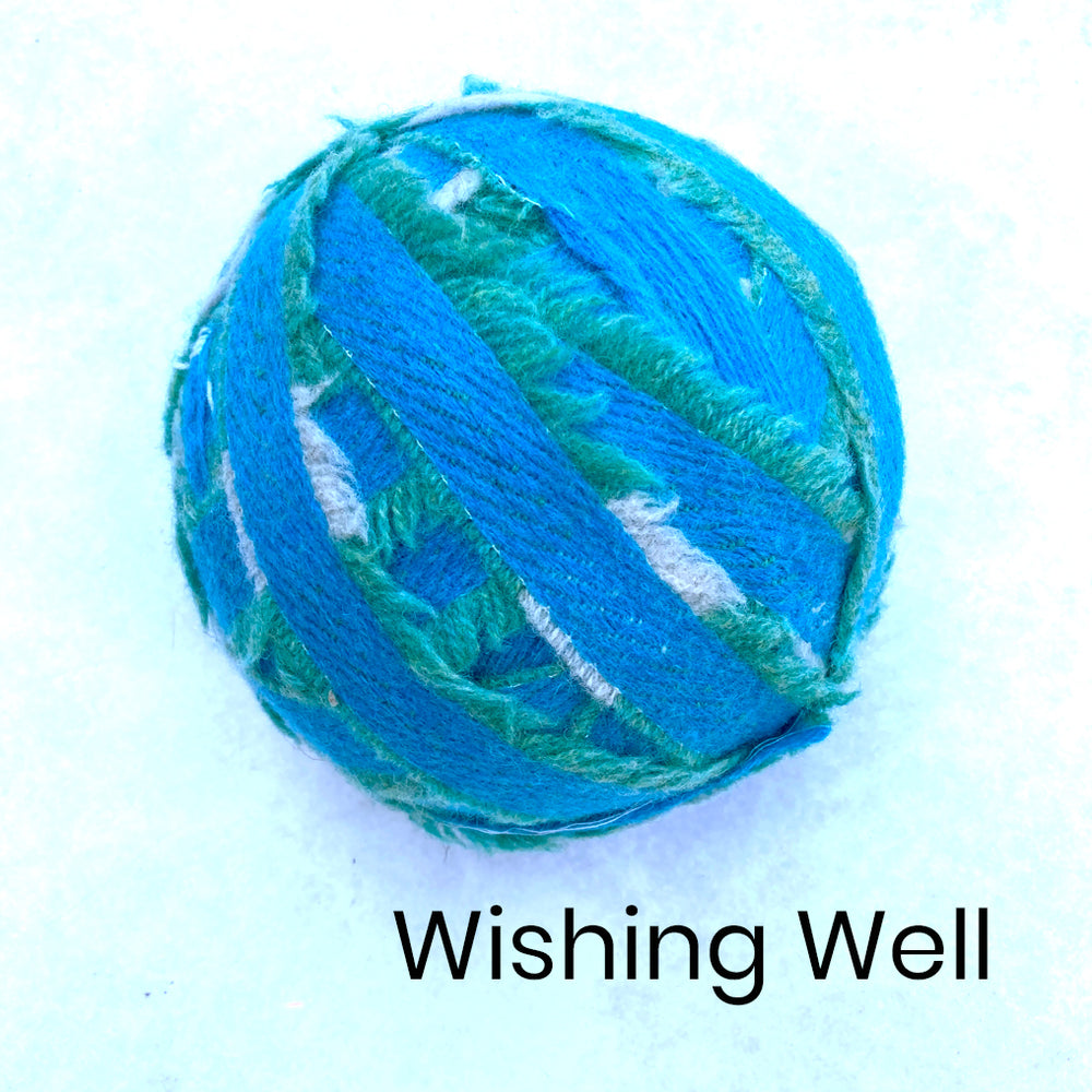 100% Wool Blanket Yarn - Blues
