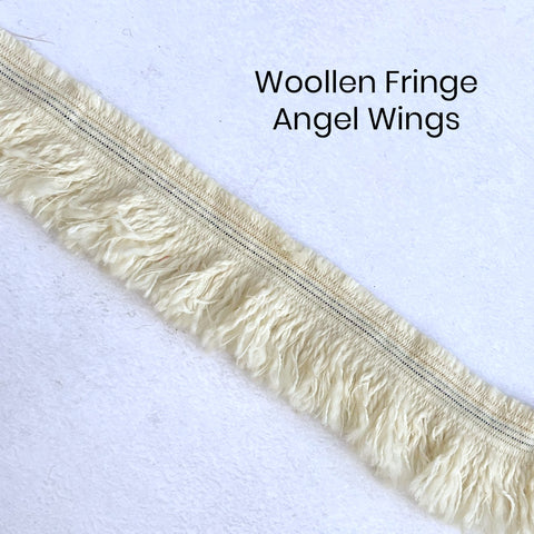 100% Woolly Fringe Trim from the British Mills - Various Shades