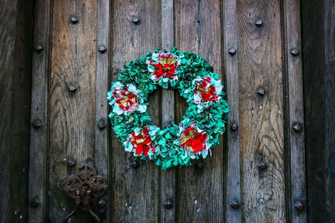 'Make a Christmas Rag Rug Wreath in a Day' - Full Day Class