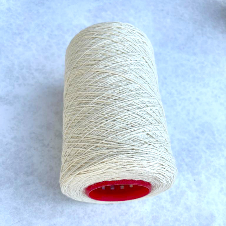 Two string loom strong cream warp