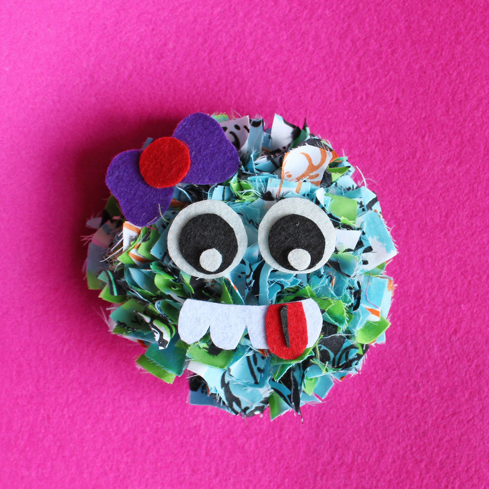 Rag Rug Kids Kit - Make a Cute Rag-a-Monster - Children's Craft Kit