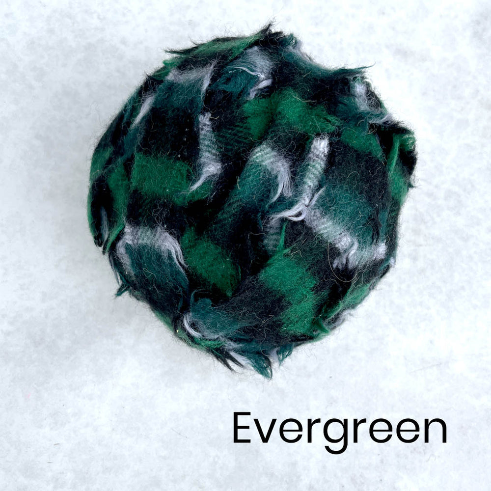 100% Wool Blanket Yarn - Greens