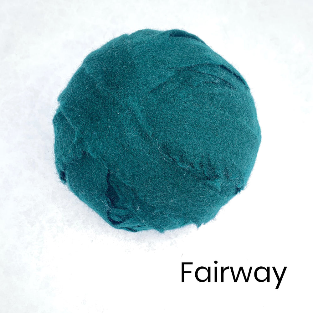 100% Wool Blanket Yarn - Greens