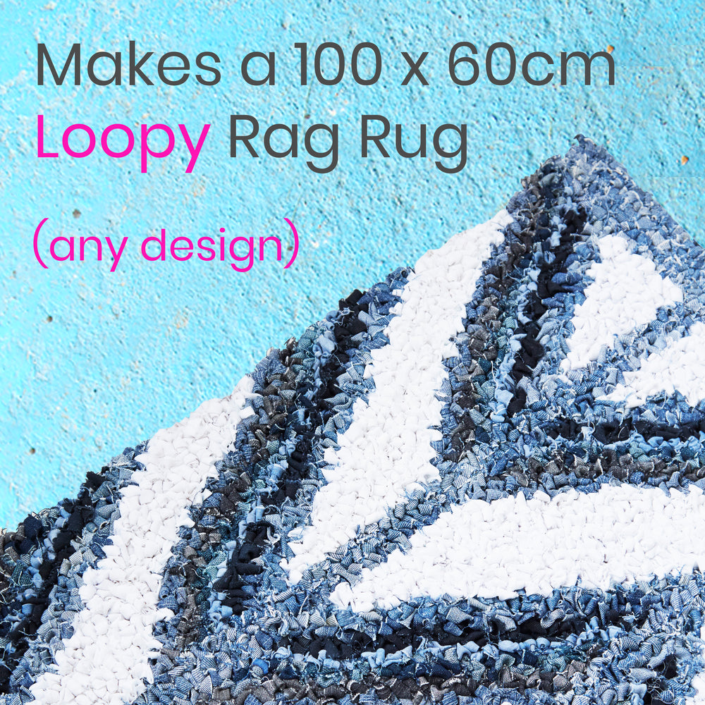 Ragged Life Loopy Style Rag Rug