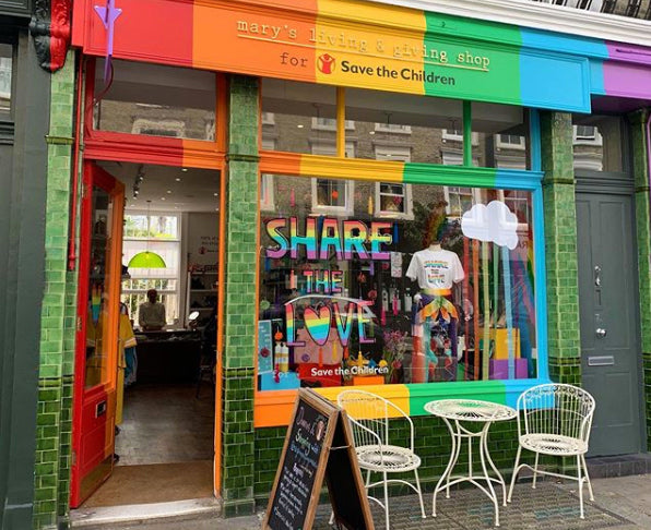 Mary’s Living & Giving Shop for Save the Children Portobello