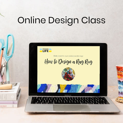 How to design a rag rug online class by Ragged Life