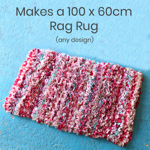 Ragged Life Ultimate Rag Rug Kit with All the Rag Rug Tools Including a Rag Rug Book and Spring Tool
