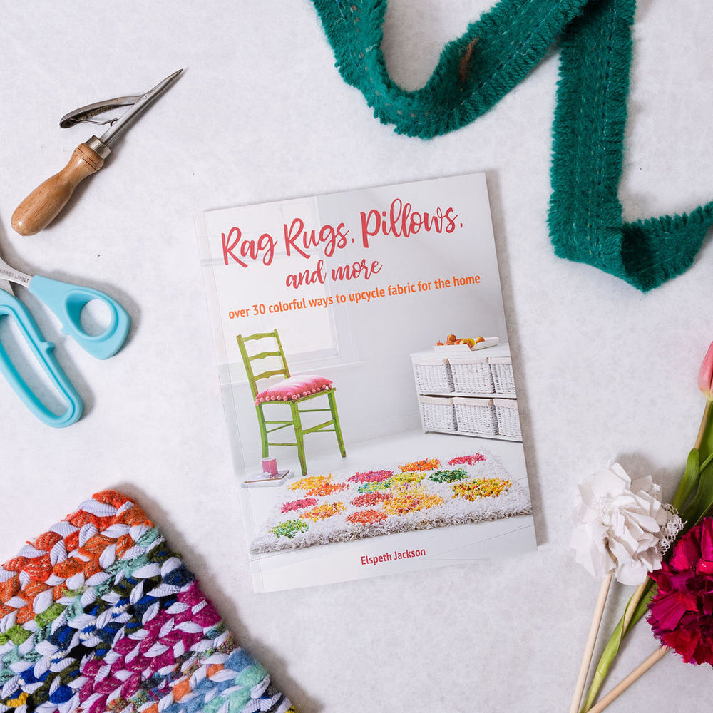 Rag Rugs, Pillows & More Book by Elspeth Jackson Front Cover