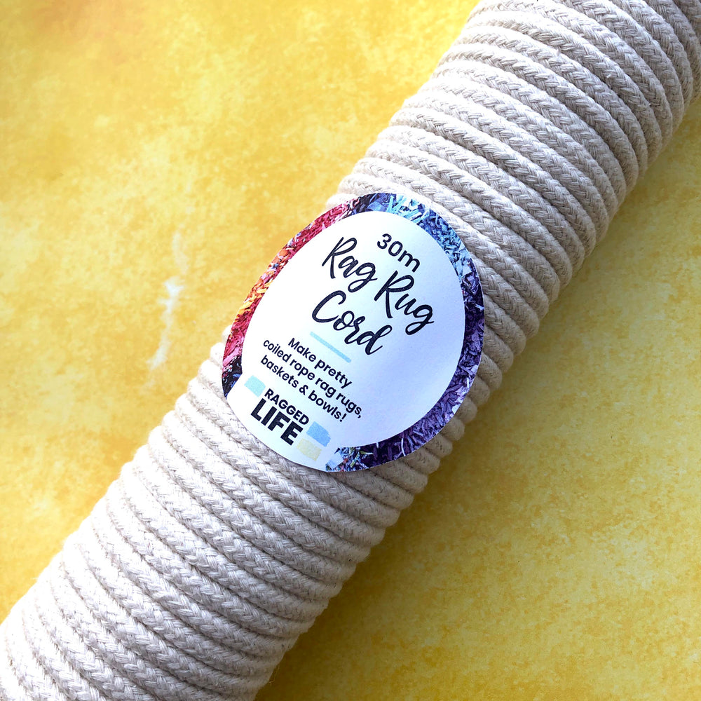 Cotton Cord for Coiled Rope Rag Rugs & Bowls - Rug Making