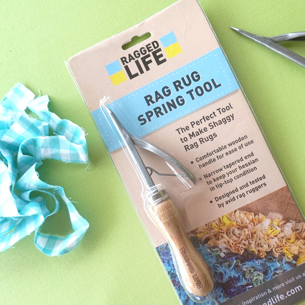 Quality Rag Rug Spring Tool for Shaggy Rag Rugs