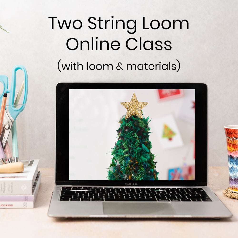 Live Online Class - Two String Loom 3D Table Christmas Tree - Tools Included